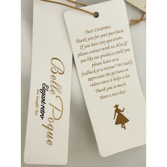 Belle Poque Womens Medium Halter Tuxedo Top Elegant Retro - Picture 5 of 8